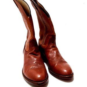 BONA ALLEN Men's Brown Leather boot US 10-1/2 D Cowboy western Boot 3666-1940